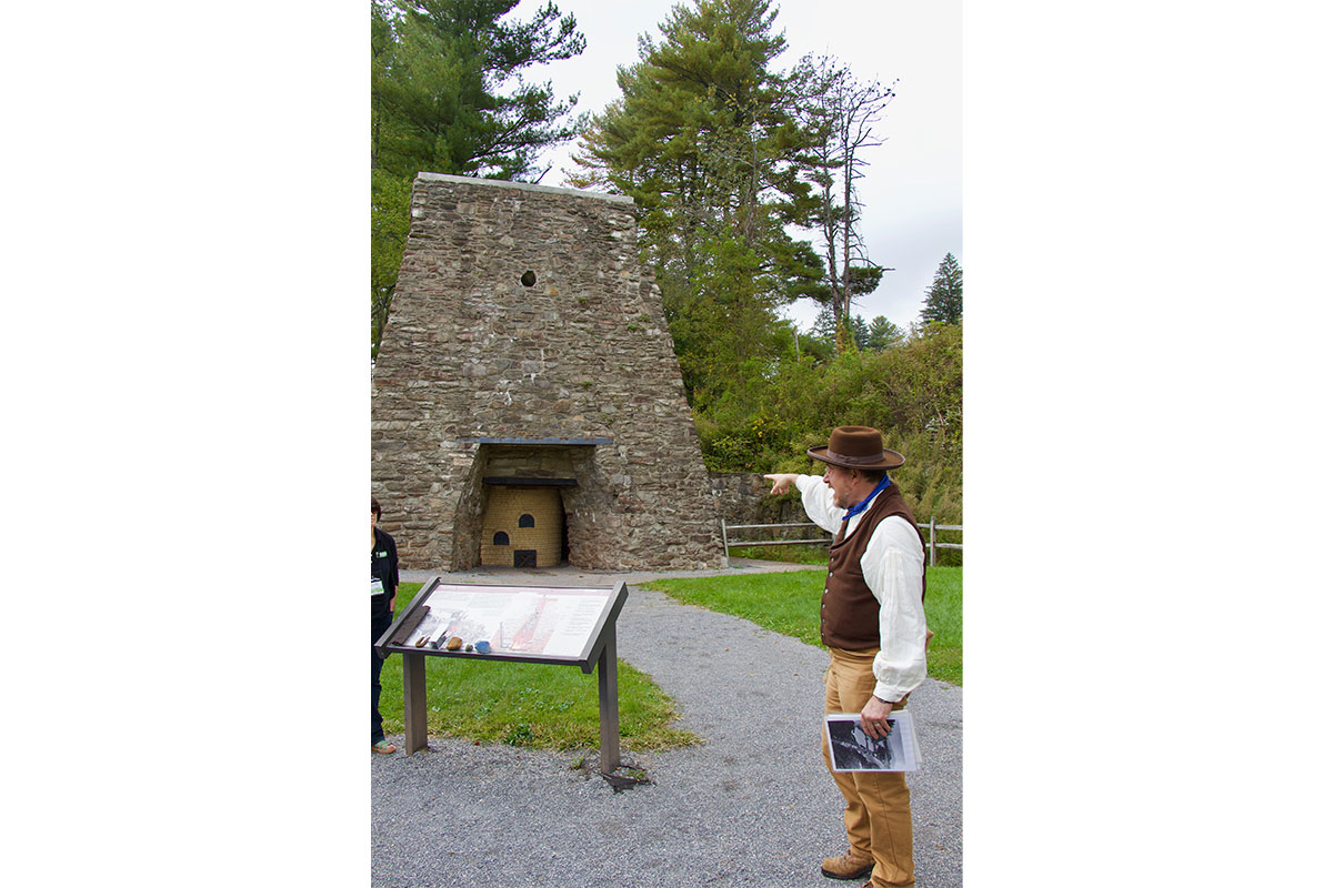 an iron furnace in the historic district of carlisle pennsylvania