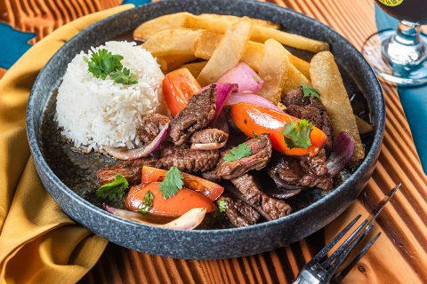dish at inca social peruvian restaurant