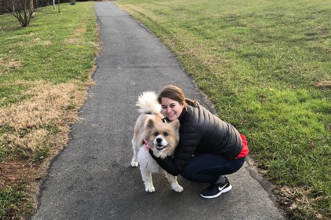 madison mellish and her dog junebug