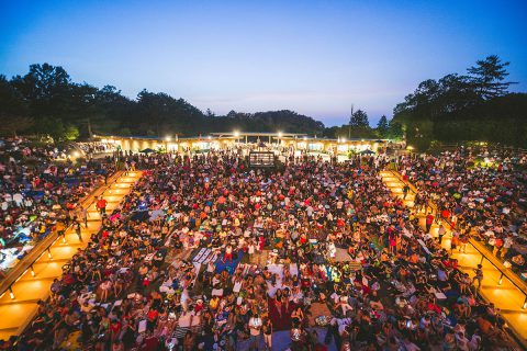 wolf trap audience on lawn