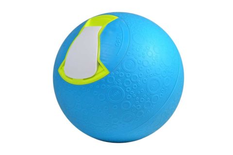 Blue ice cream ball