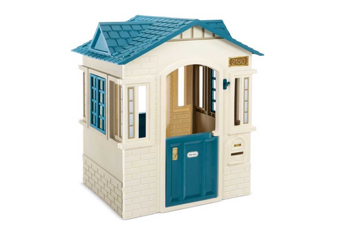 little tikes white and blue cottage