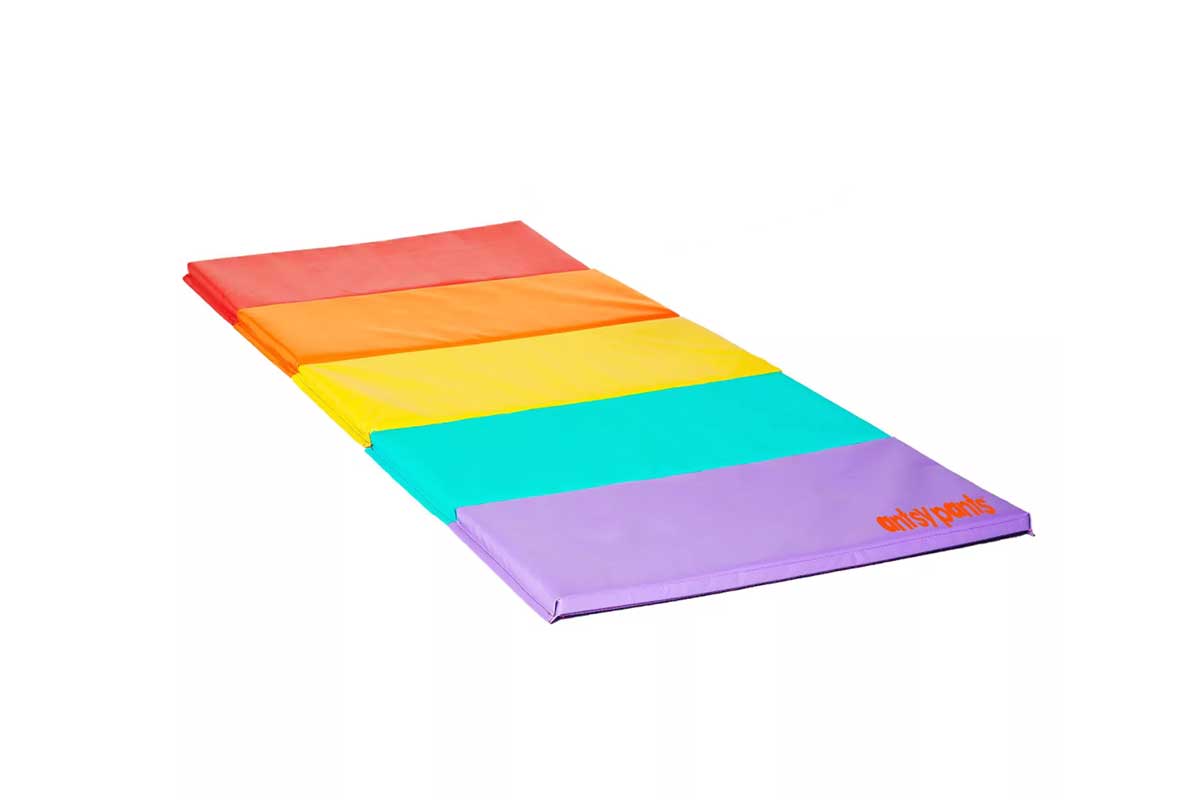 rainbow gymnast mat from target