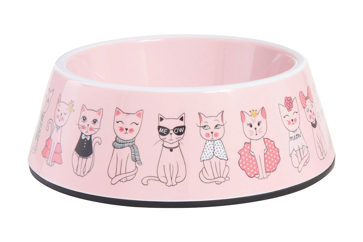 Pet Cat Bowl Dog Bowls Anti-slip Ceramics Water Bowl For Small Dogs Cats color : White, Size : 16 * 9cm