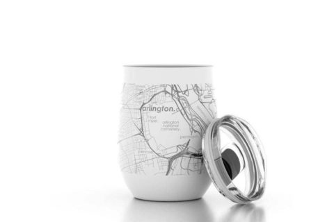 Arlington white tumbler
