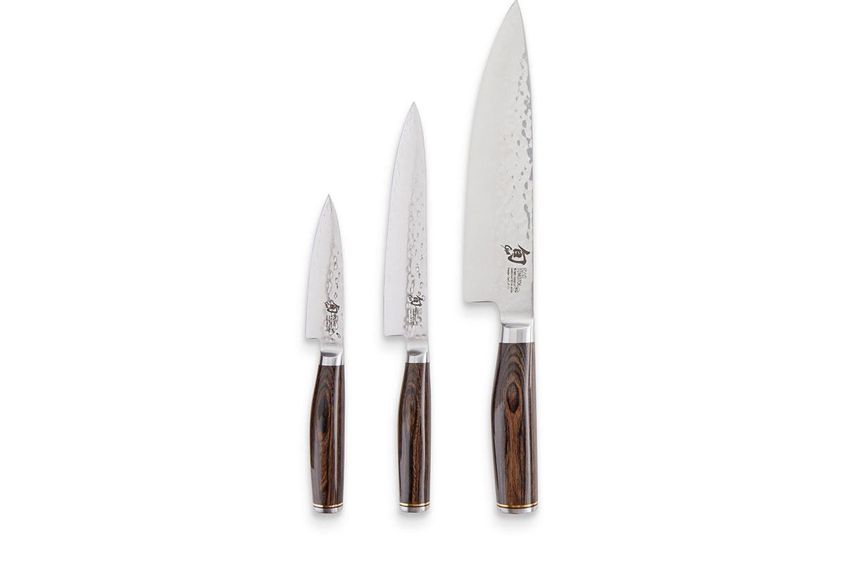 three bladed knife set