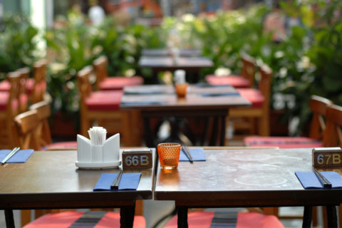 restaurant outdoor seating area