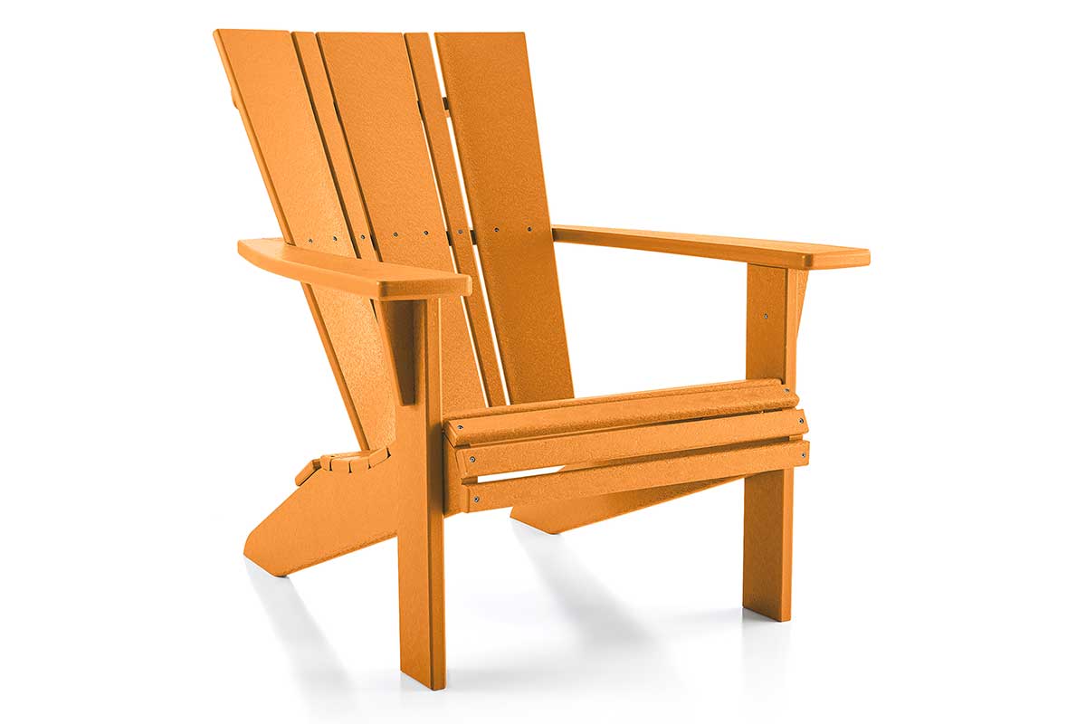 Orange Adirondack Chair