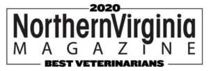 2020 Best Veterinarians Badges small black and white