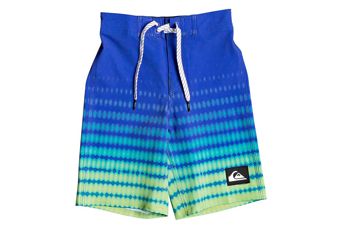 Blue and Green Board Shorts