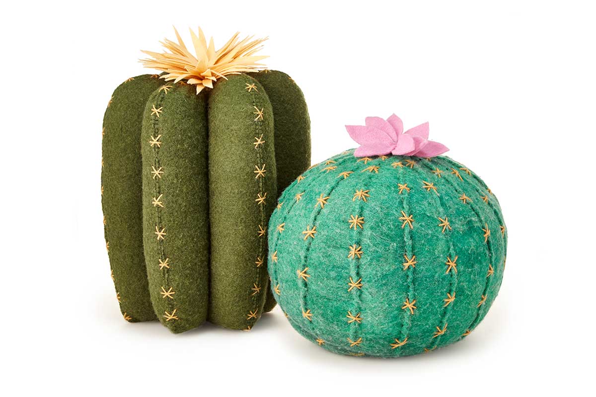 Cactus shaped pillows
