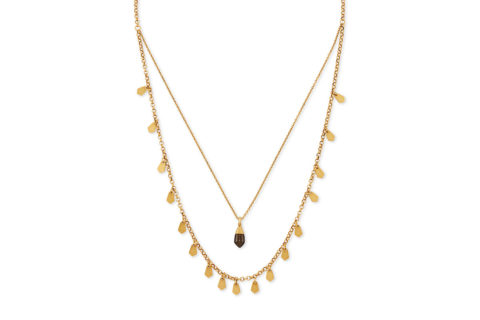 gold double-link necklace