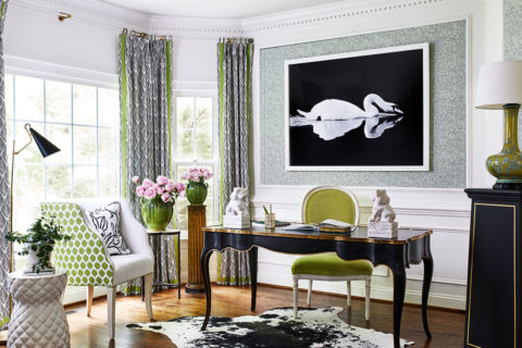 pamela harvey's at-home office space