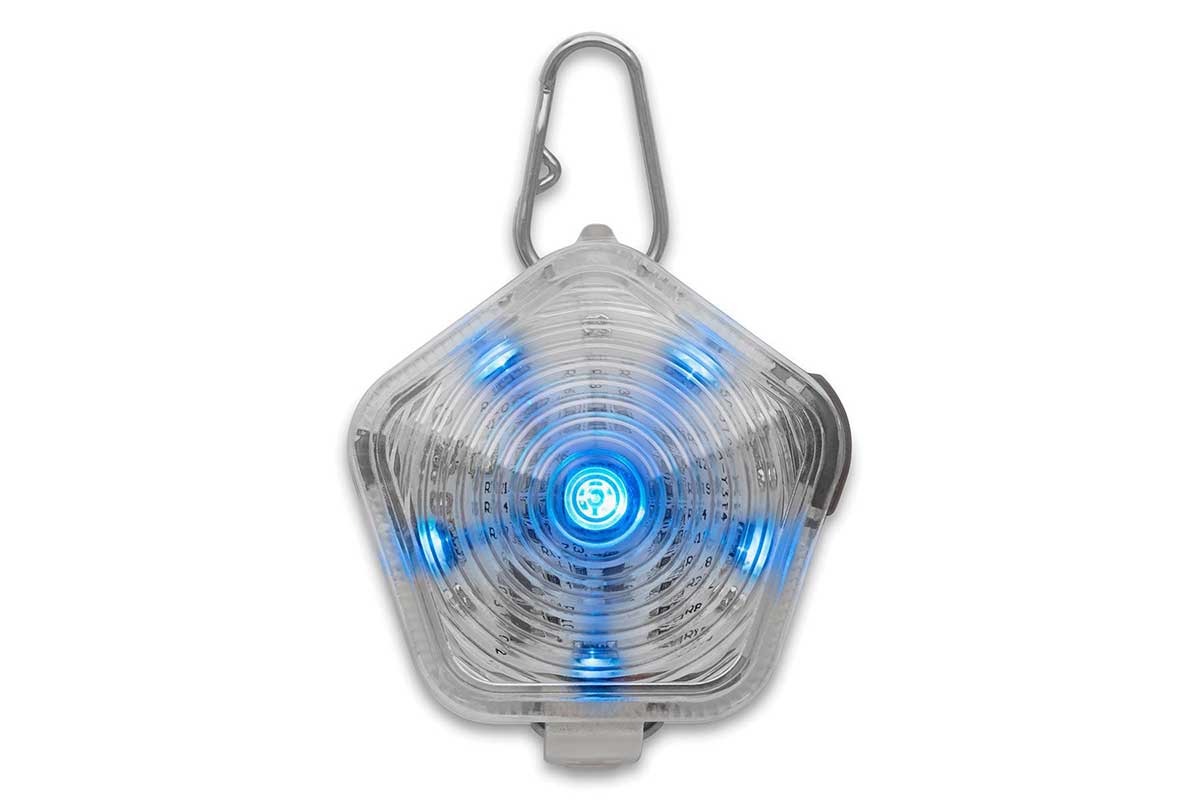 Blue light keychain