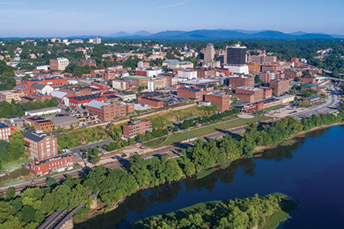 lynchburg from above