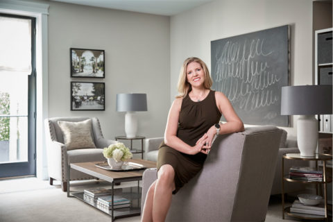 tracy morris in her home office