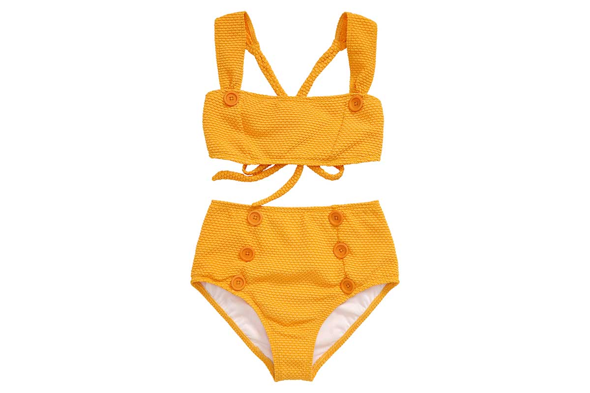 yellow bikini