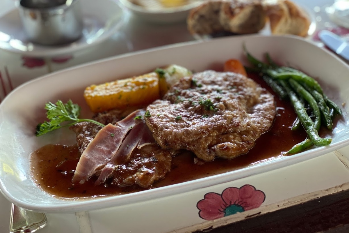 Veal scallopine at Jacques Brasserie