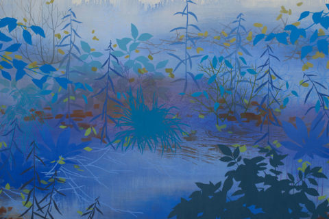 blue painting