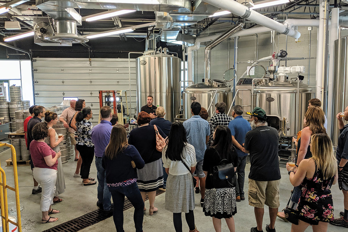 brewery tour at ono brewing company
