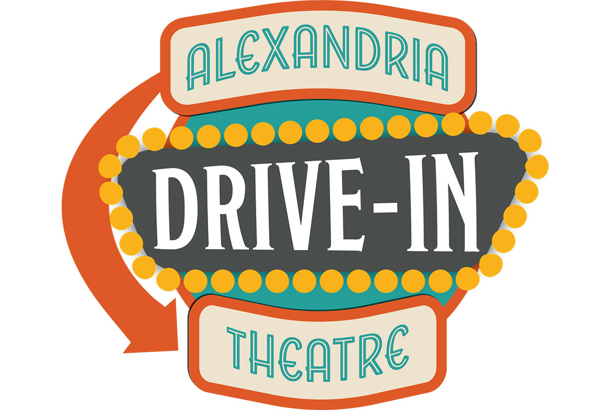 alexandria drive in theatre graphic logo