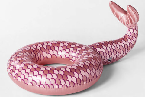 mermaid themed pool float