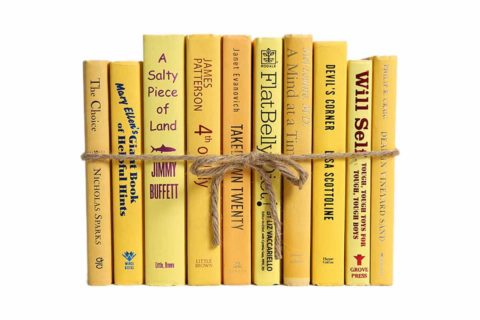 Yellow set of books