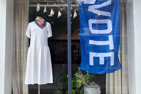 shop encouraging voting in alexandria