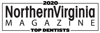 2020 Top Dentists small badge black