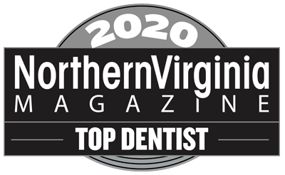 2020 Top Dentists badge black
