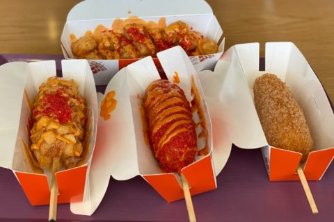 Two Hands Seoul Fresh Corn Dogs
