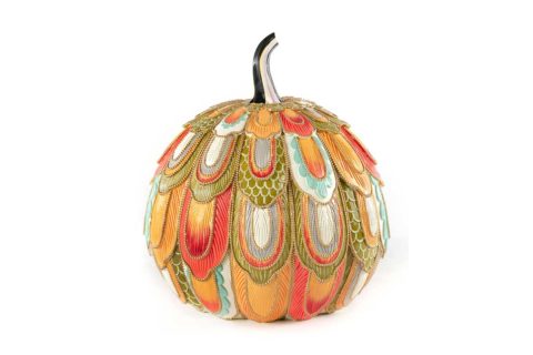 feathered pumpkin