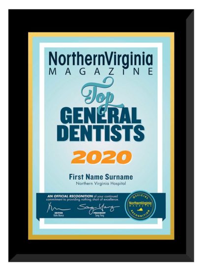 2020 top general dentists plaque