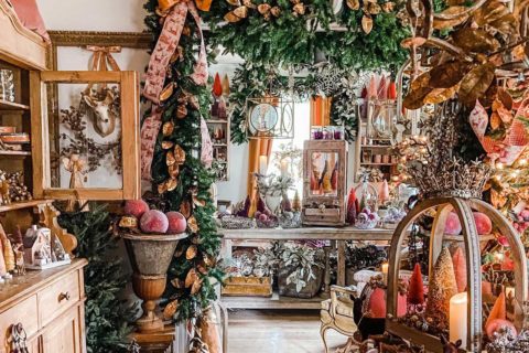 holiday decorations at lucketts design house