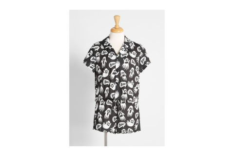 black ghost pajamas