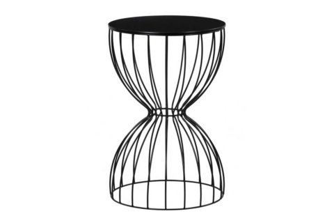 black end table