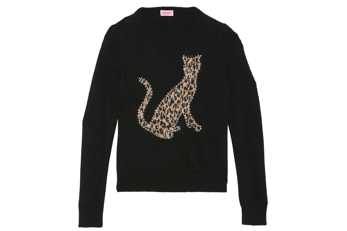 Kate Spade cheetah sweatshirt 