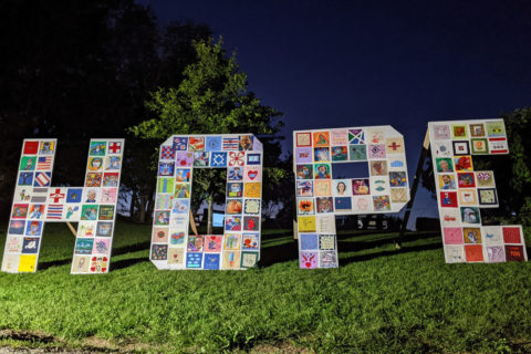 U.S. Honor Covid-19 quilt
