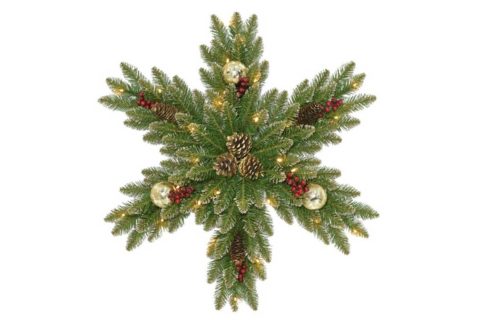 snowflake wreath