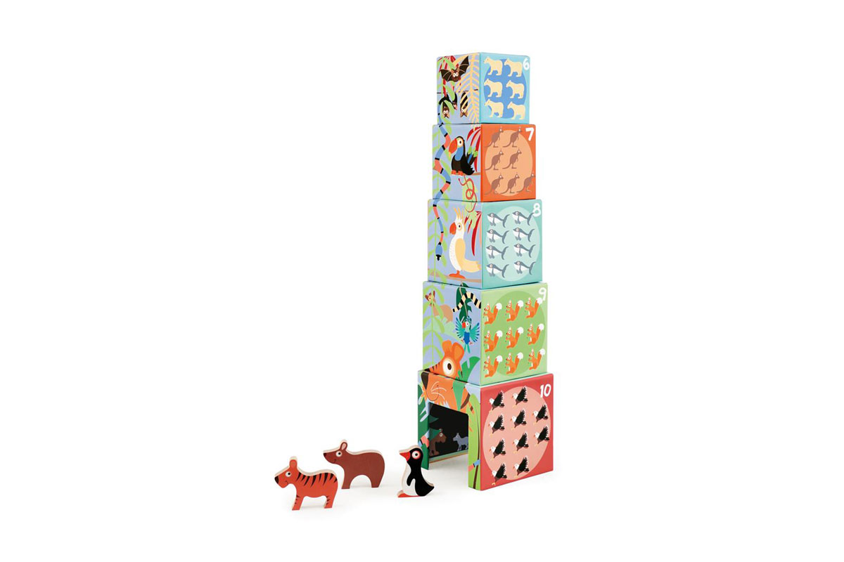 animal tower