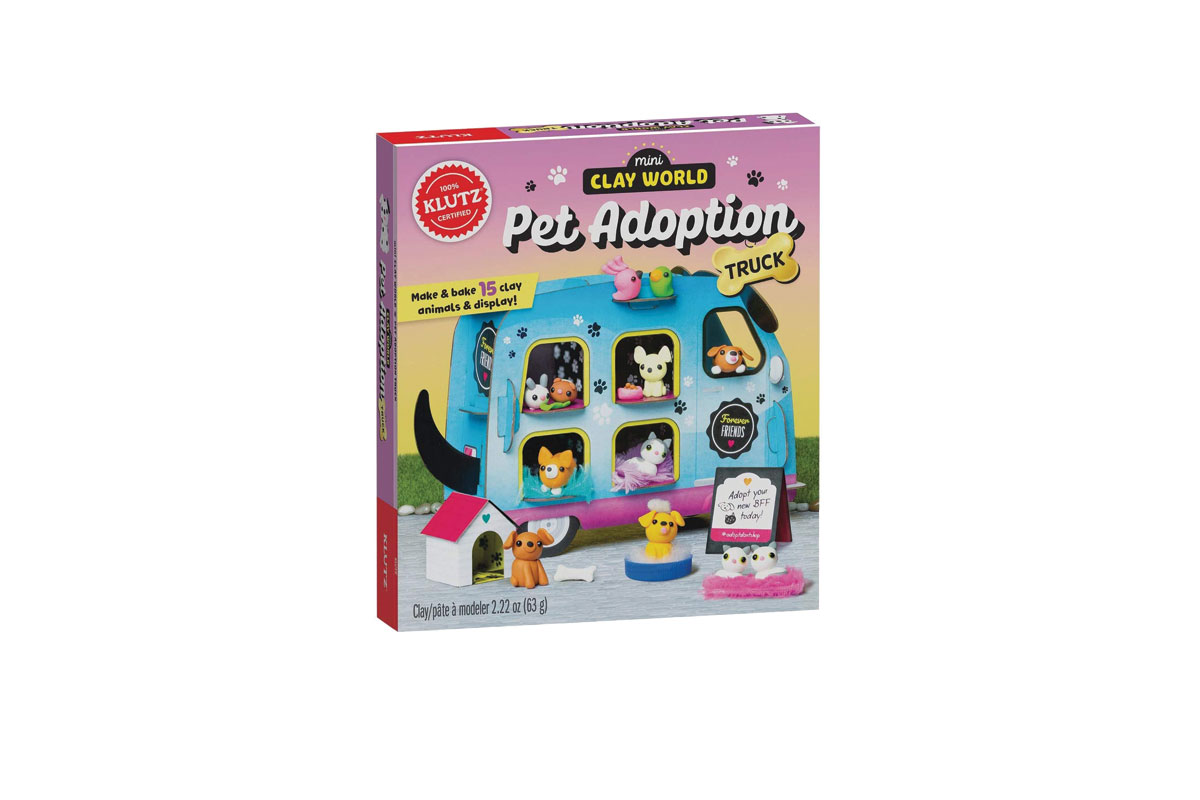 Pet adoption clay set