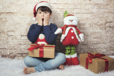 Stressful Christmas stock