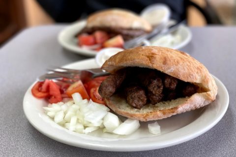Cevapi at Balkan Grill