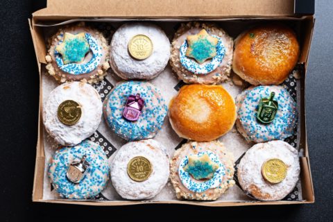 Hanukkah doughnuts