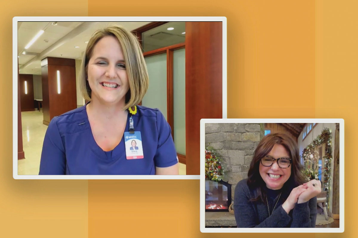 Nurse on Rachael ray show