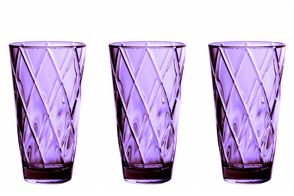 Purple drinking glasses wayfair