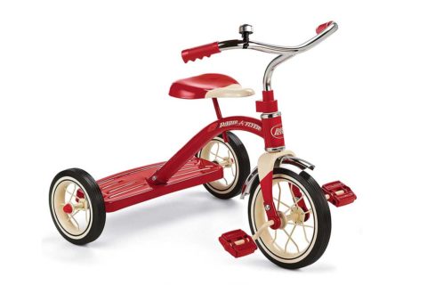 retro red tricycle