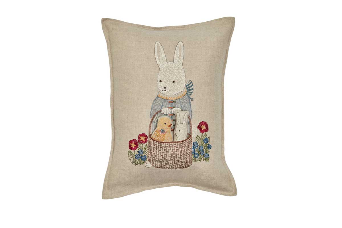 easter bunny pillow