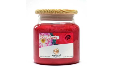 rose garden candle