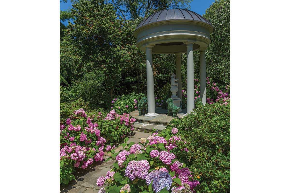 gazebo in garden